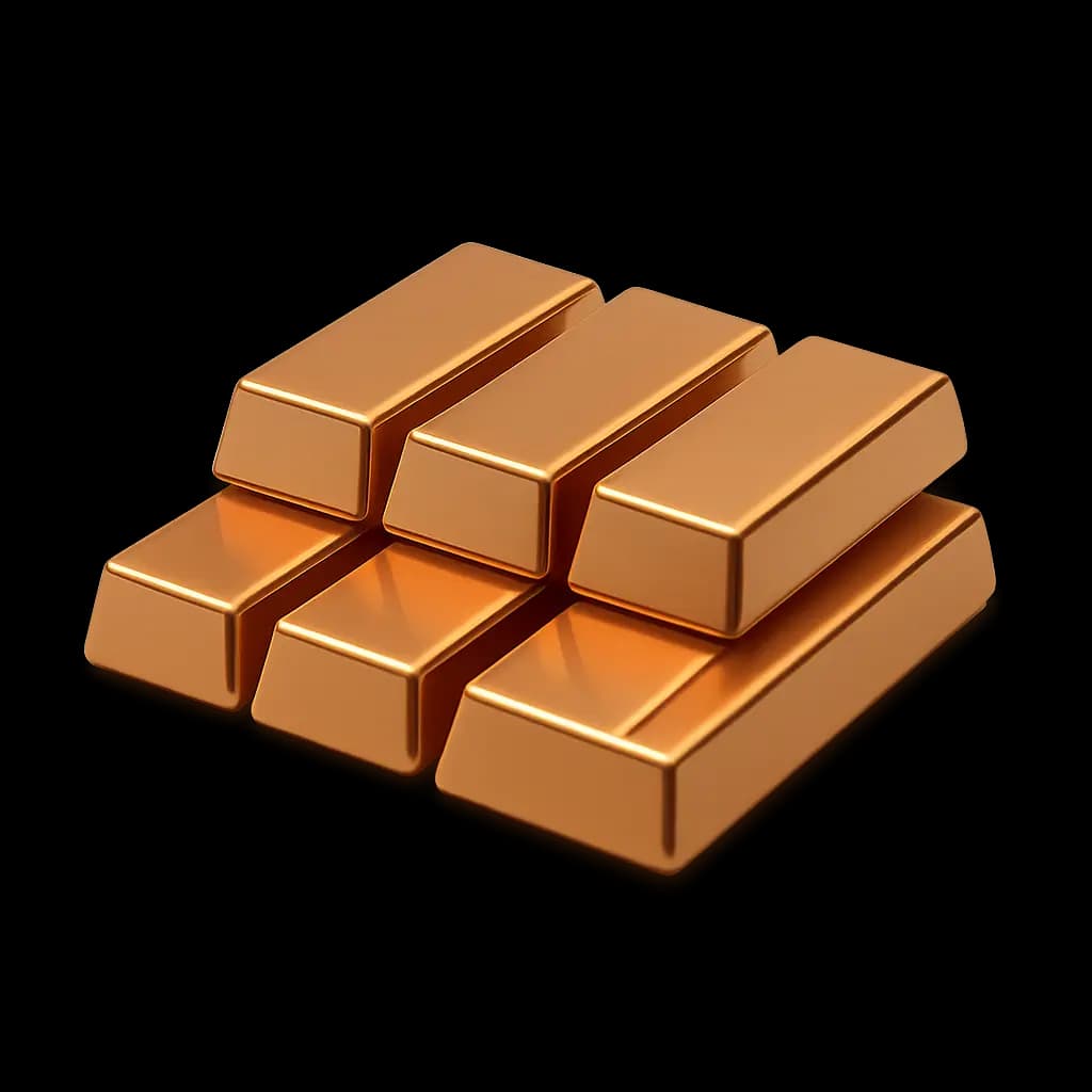 Слиток бронзовый