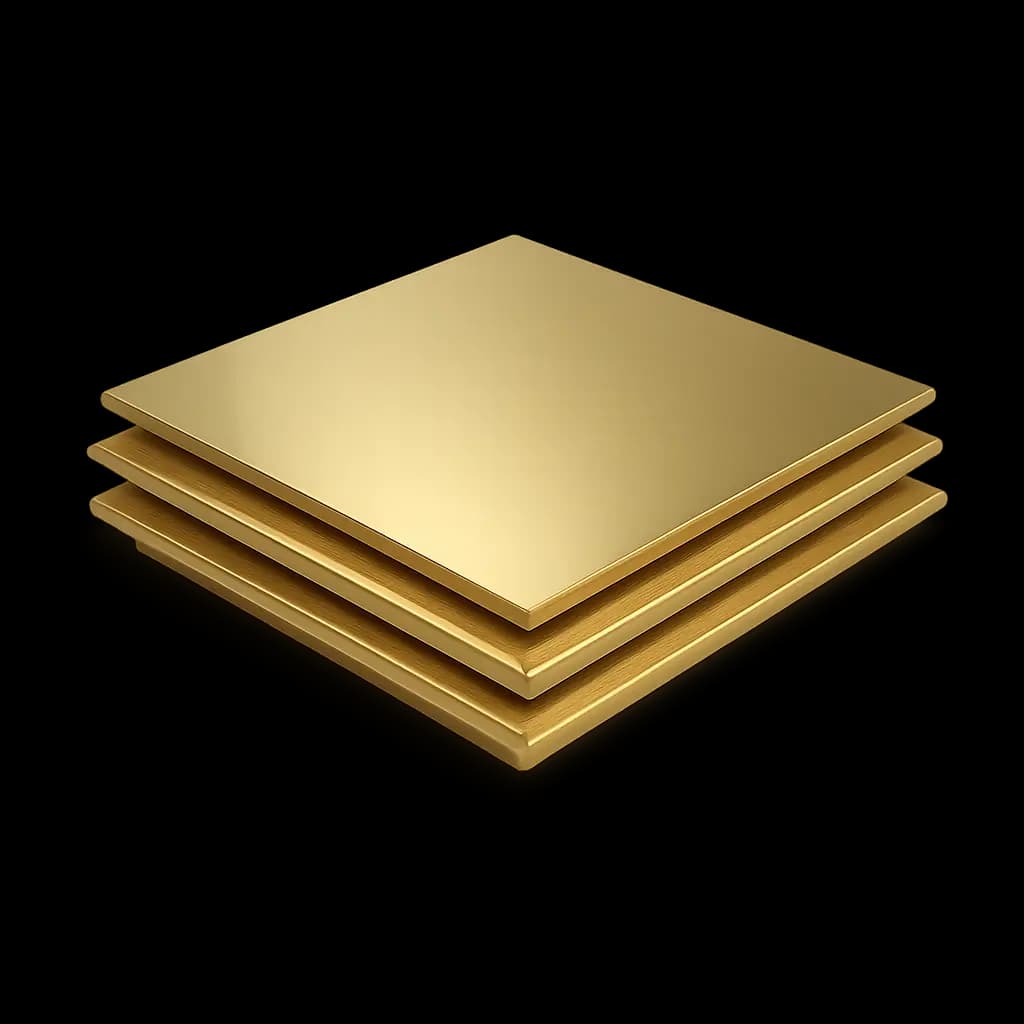 Пластина латунная