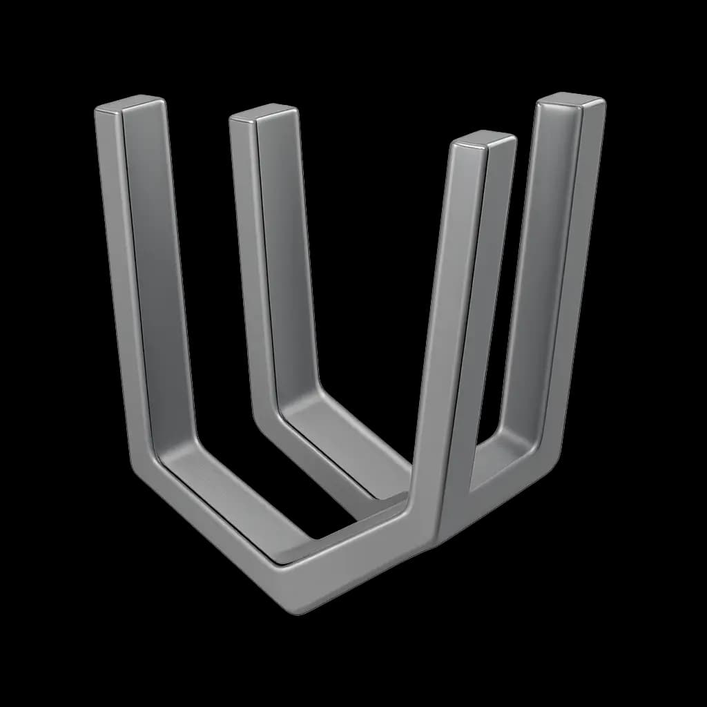 Клипса титановая