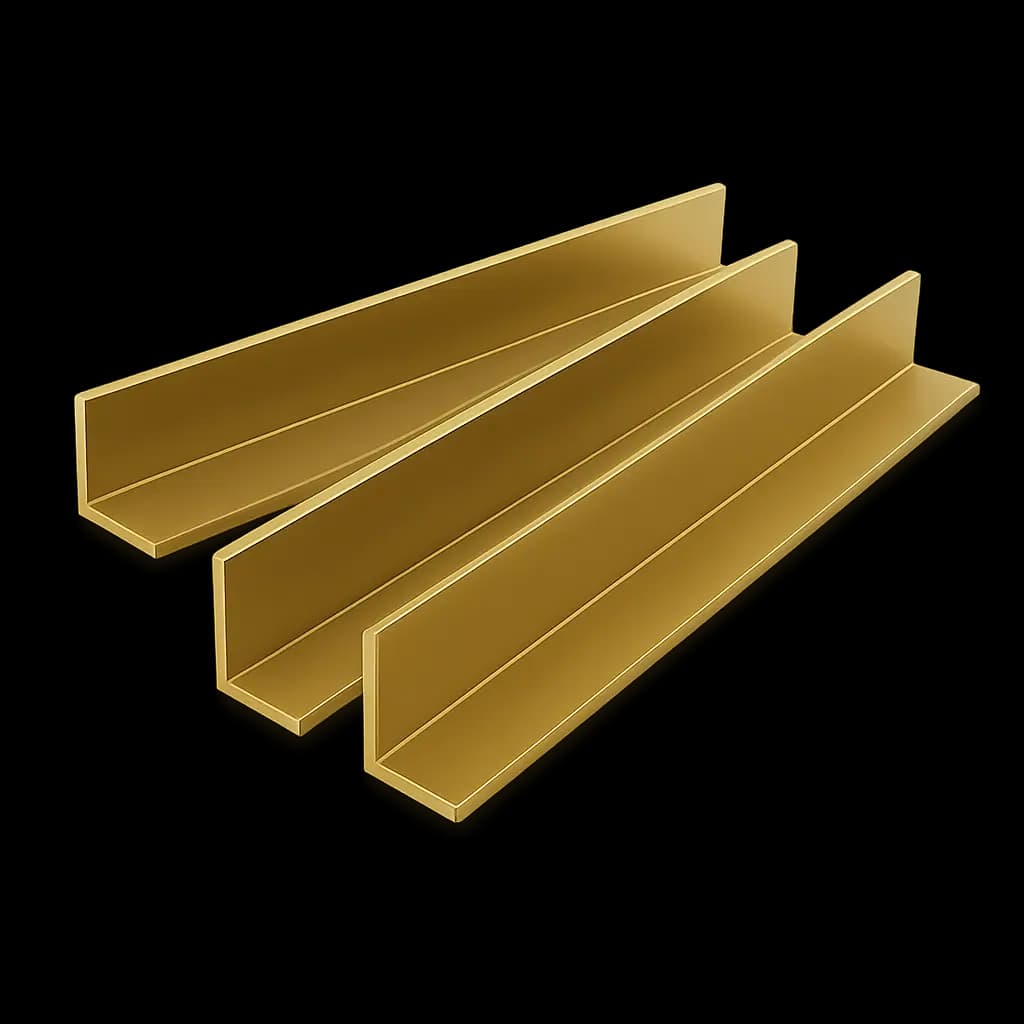 Уголок латунный