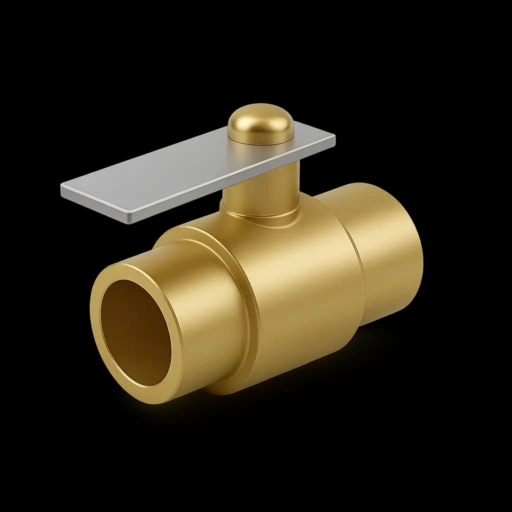 Кран шаровой латунный