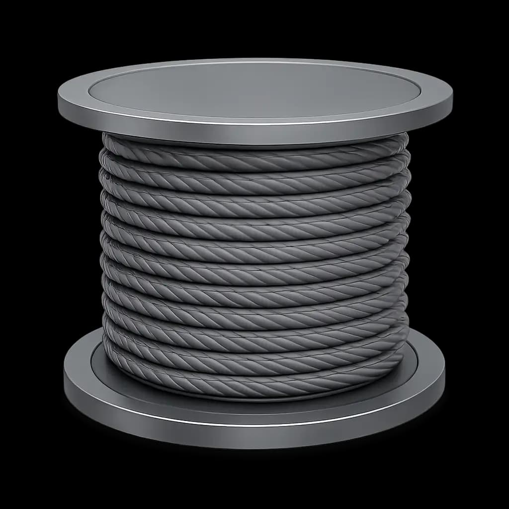 Канат стальной двойной свивки ТК 5 мм ГОСТ 3067-88