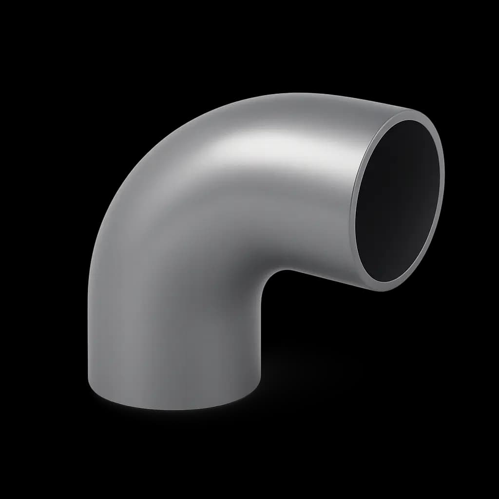 Отвод крутоизогнутый оцинкованный 45 градусов 57х6 мм ГОСТ 17375-2001