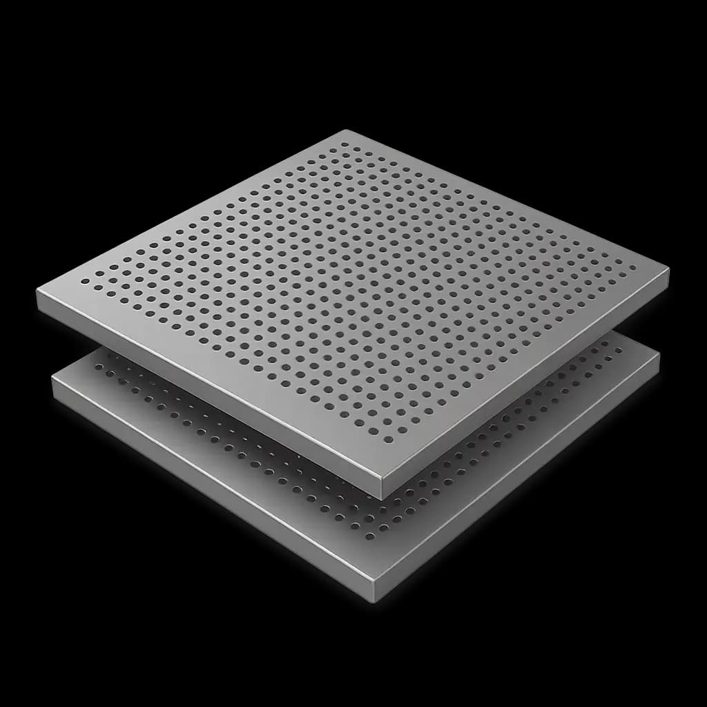 Лист перфорированный алюминиевый